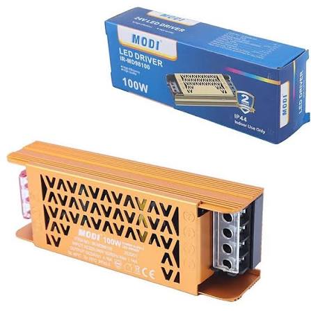 درایور LED مودی 400 وات 24 ولت مدل IR-MD98400 | پاور صنعتی 24V 16.6A بدنه آلومینیومی