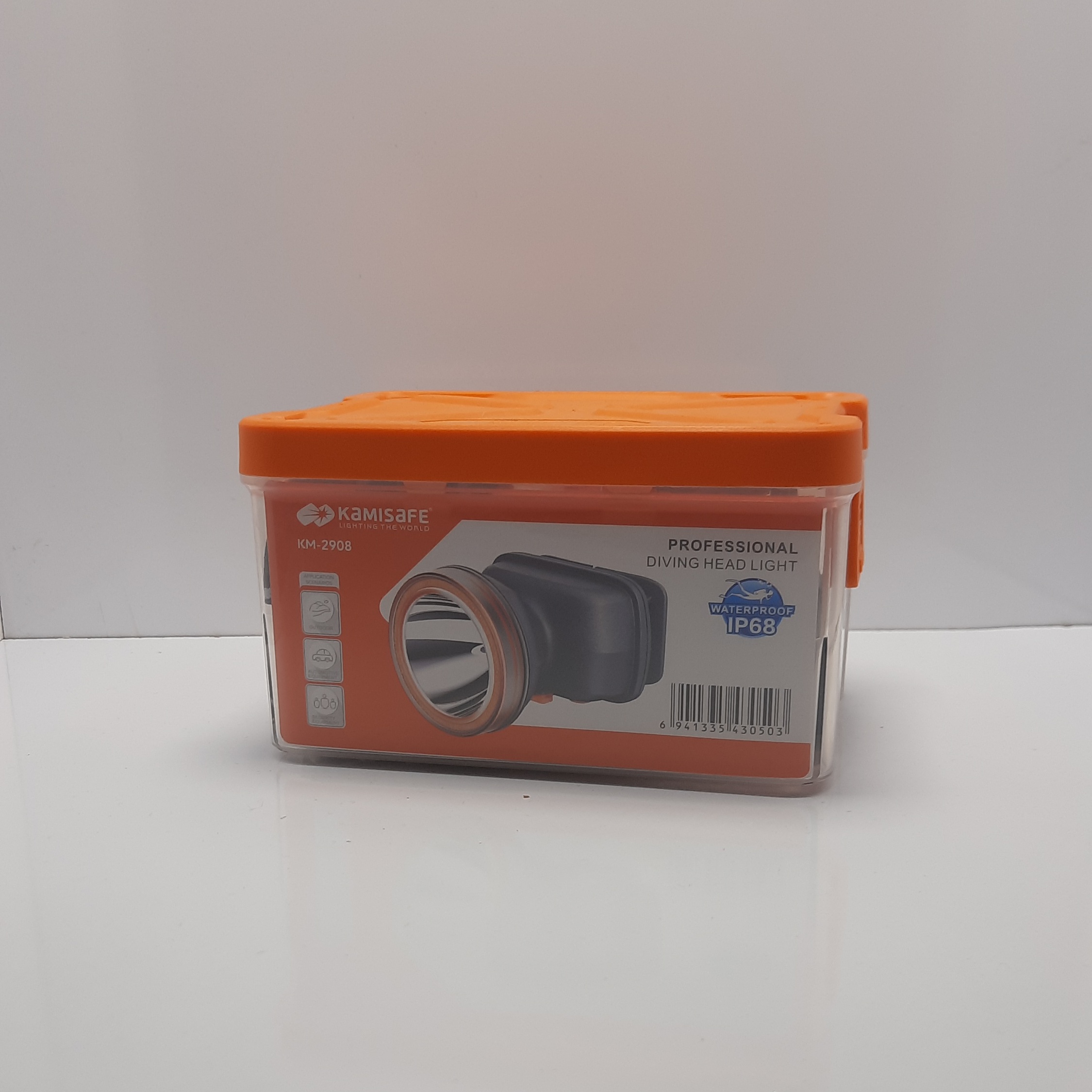 چراغ پیشانی (هدلامپ) ضدآب کامیسیف مدل KM-2908
