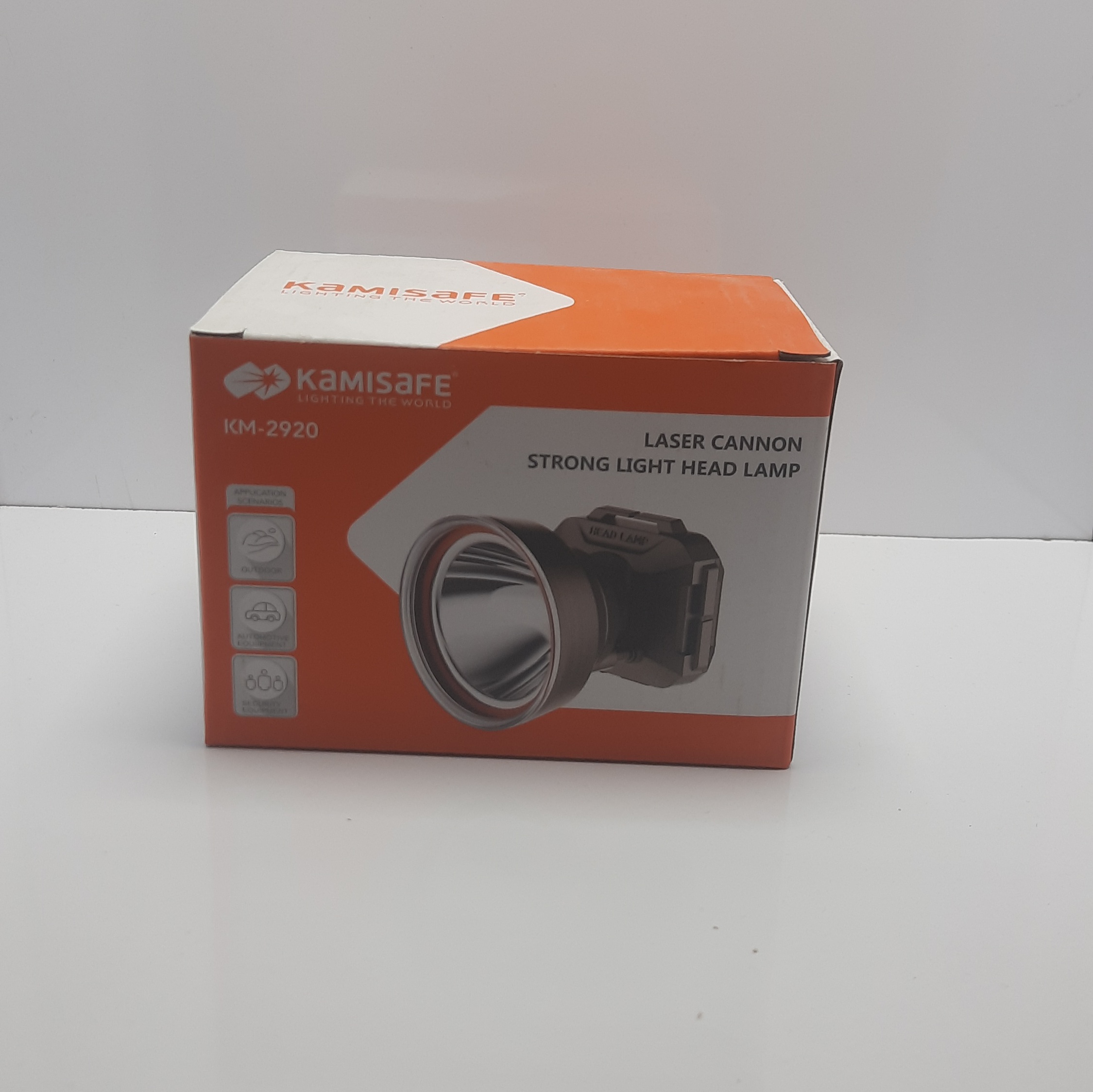 چراغ پیشانی قوی (هدلامپ) کامیسیف مدل KM-2920 – لیزر کانن